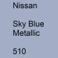 Preview: Nissan, Sky Blue Metallic, 510.